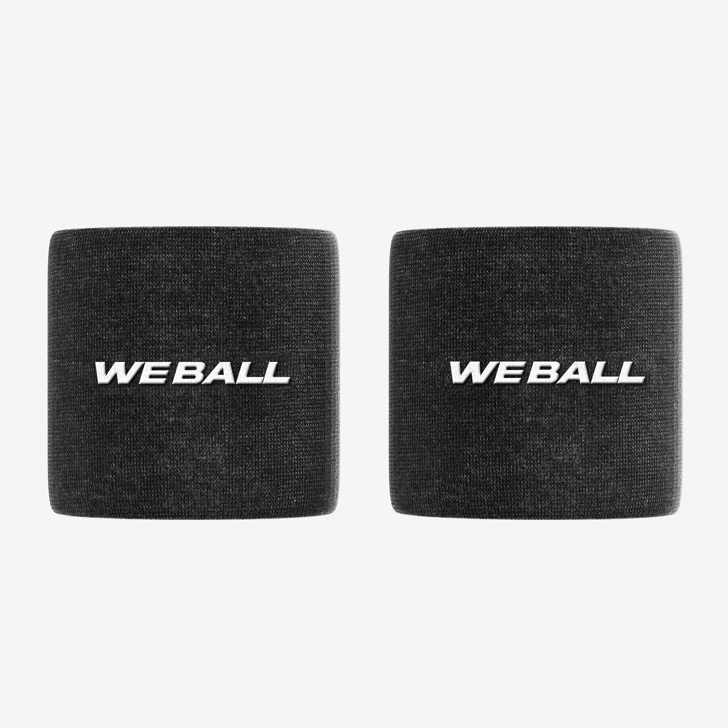 3" WRISTBANDS (BLACK, 2 - PACK) - We Ball Sports