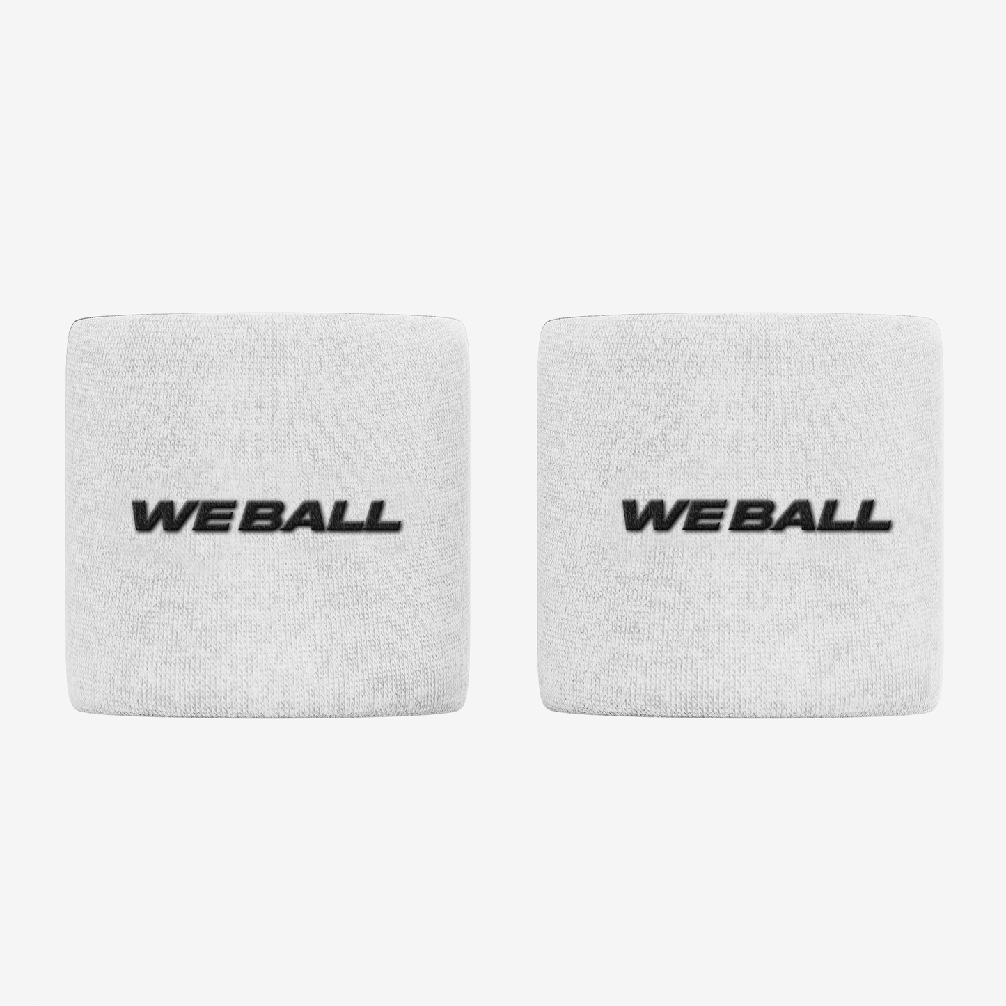 3" WRISTBANDS (WHITE, 2 - PACK) - We Ball Sports