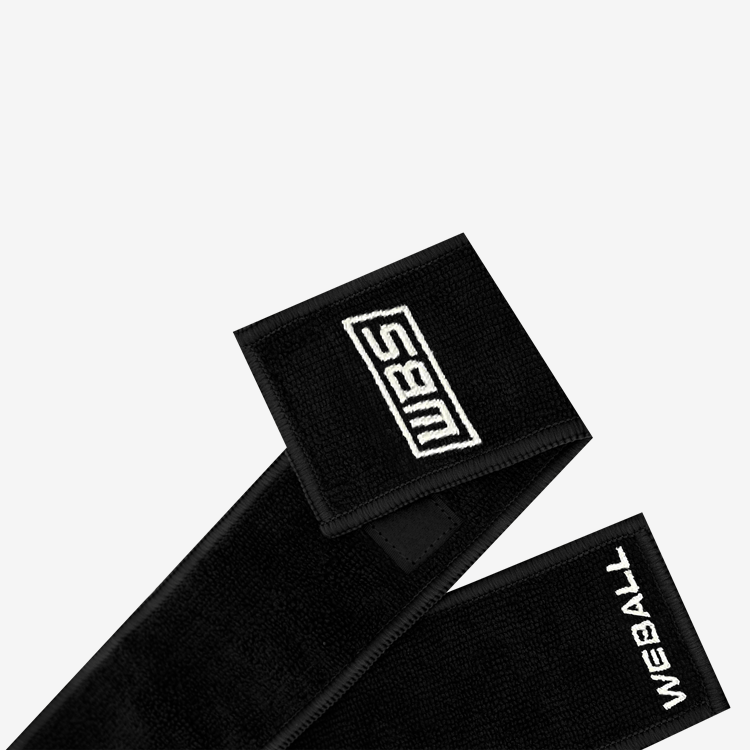 FOOTBALL STREAMER TOWEL™ (BLACK) - We Ball Sports