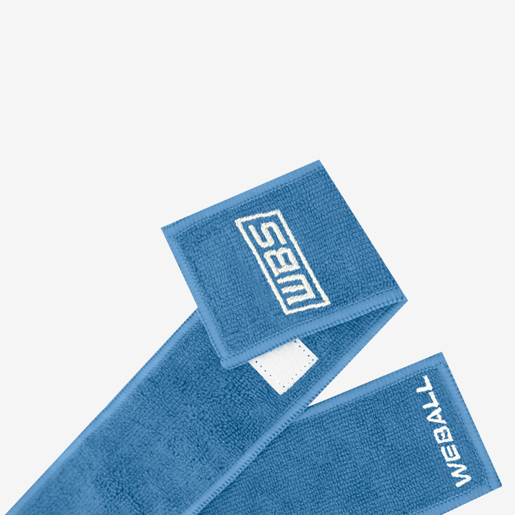 FOOTBALL STREAMER TOWEL™ (CAROLINA BLUE) - We Ball Sports