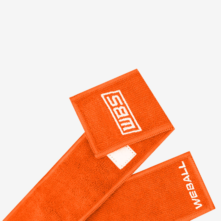 FOOTBALL STREAMER TOWEL™ (ORANGE) - We Ball Sports