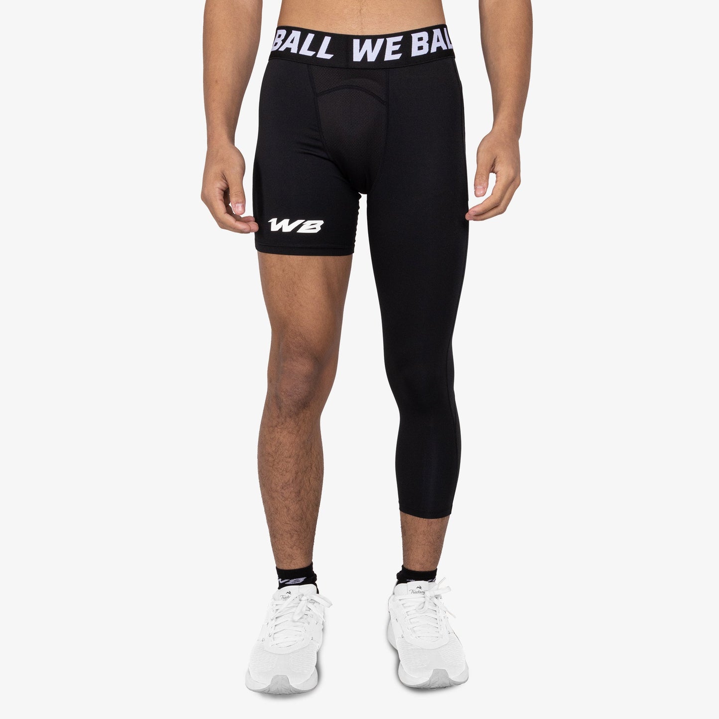 ISO LEG WBTECH™ 3/4 TIGHTS (BLACK) - We Ball Sports