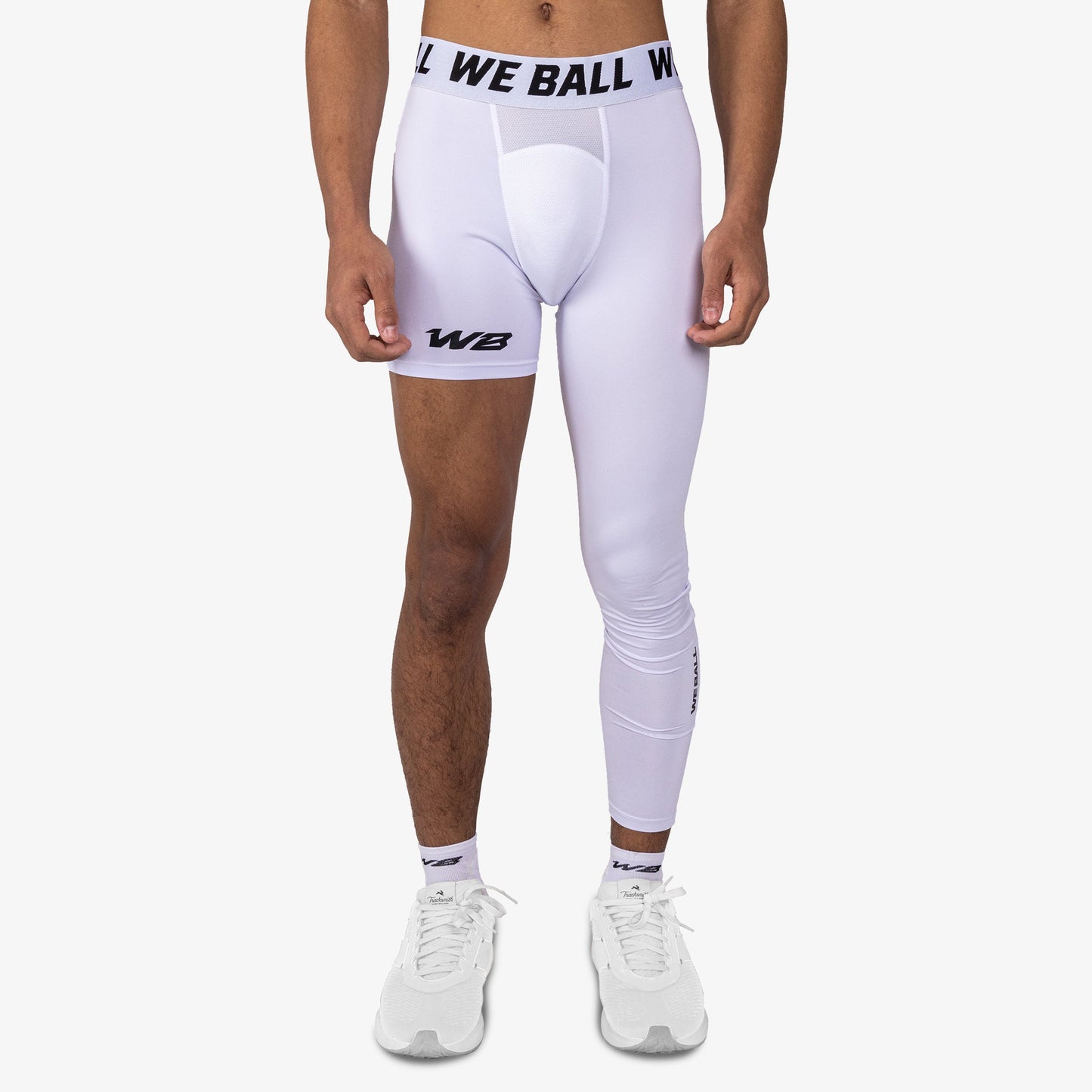 ISO LEG WBTECH™ TIGHTS (WHITE) - We Ball Sports
