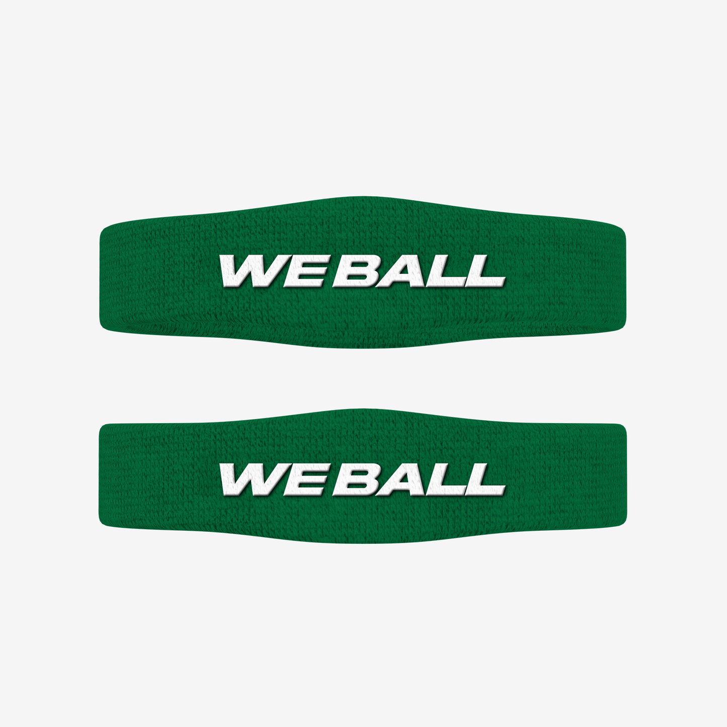 SKINNY BICEP BANDS (GREEN, 2 - PACK) - We Ball Sports