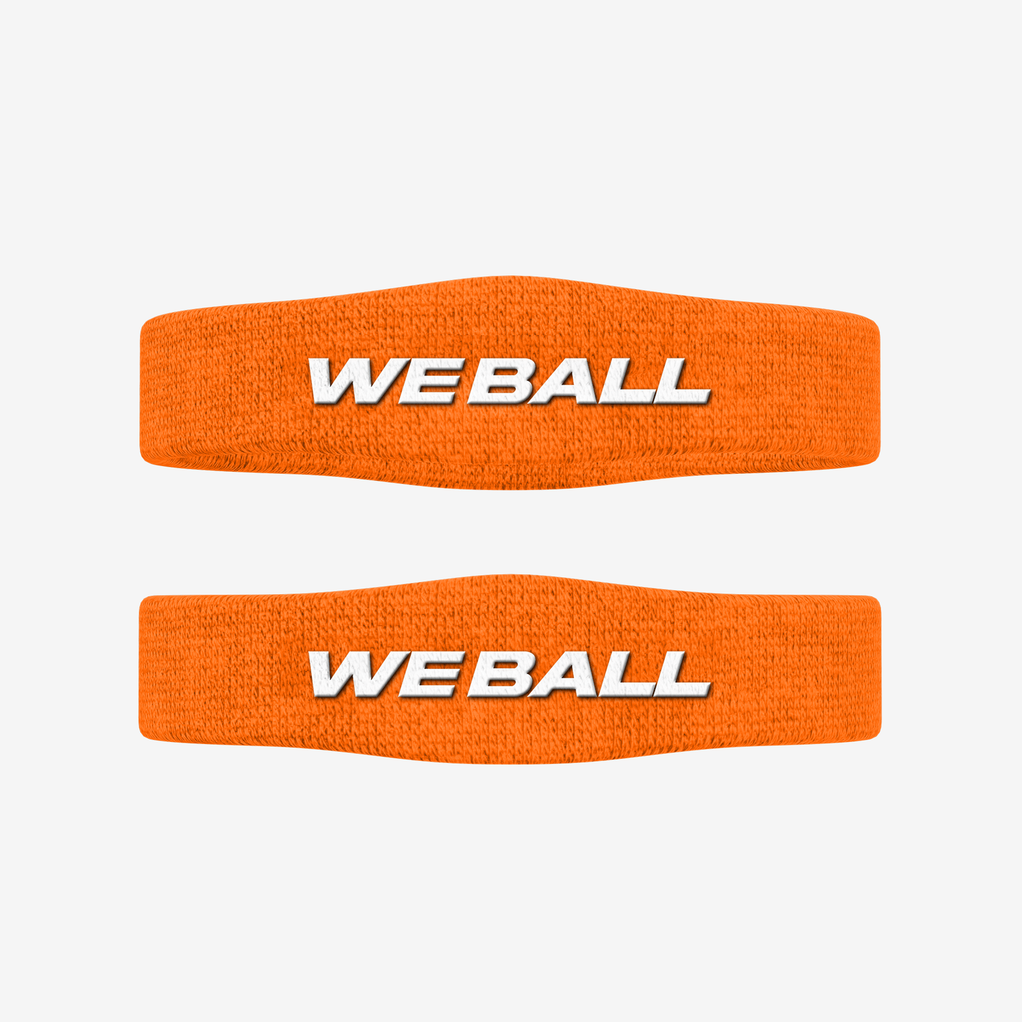 SKINNY BICEP BANDS (ORANGE, 2 - PACK) - We Ball Sports