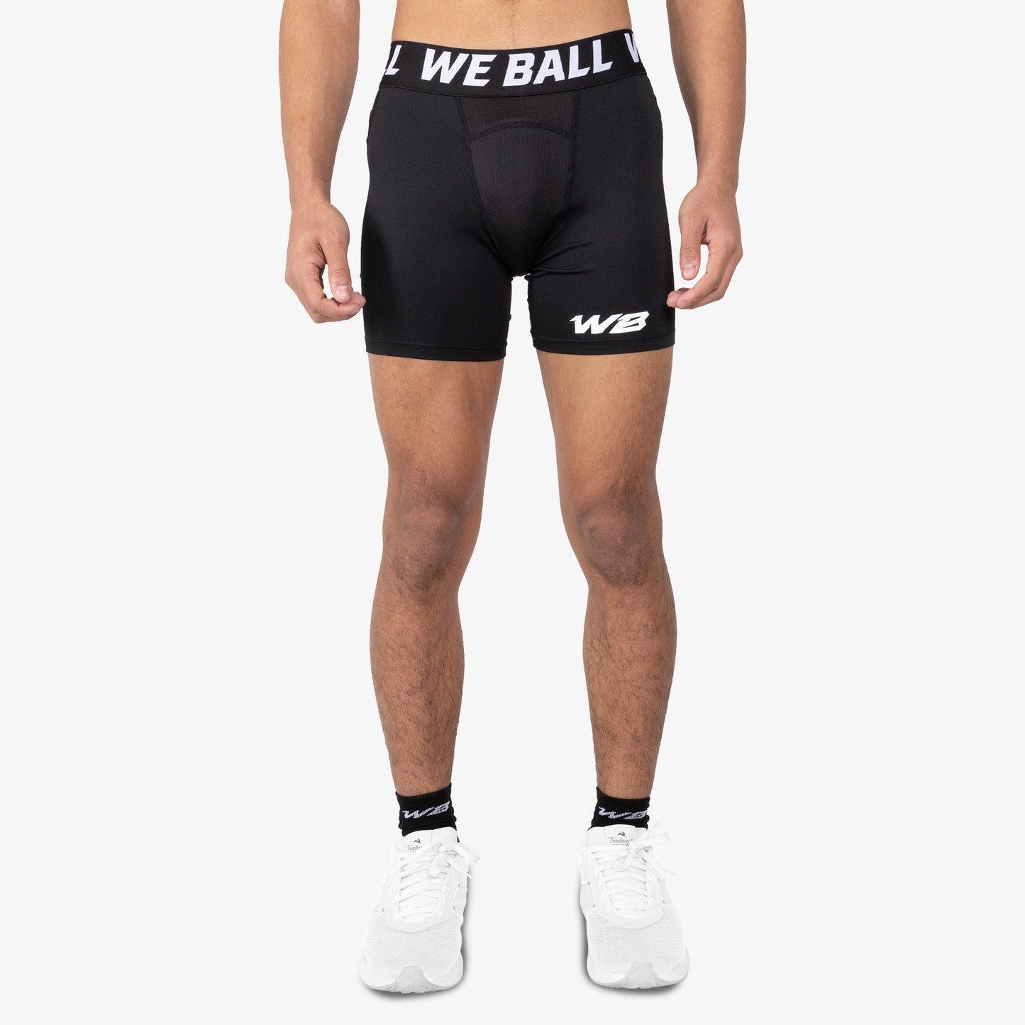 WBTECH™ COMPRESSION SHORTS 6" (BLACK) - We Ball Sports
