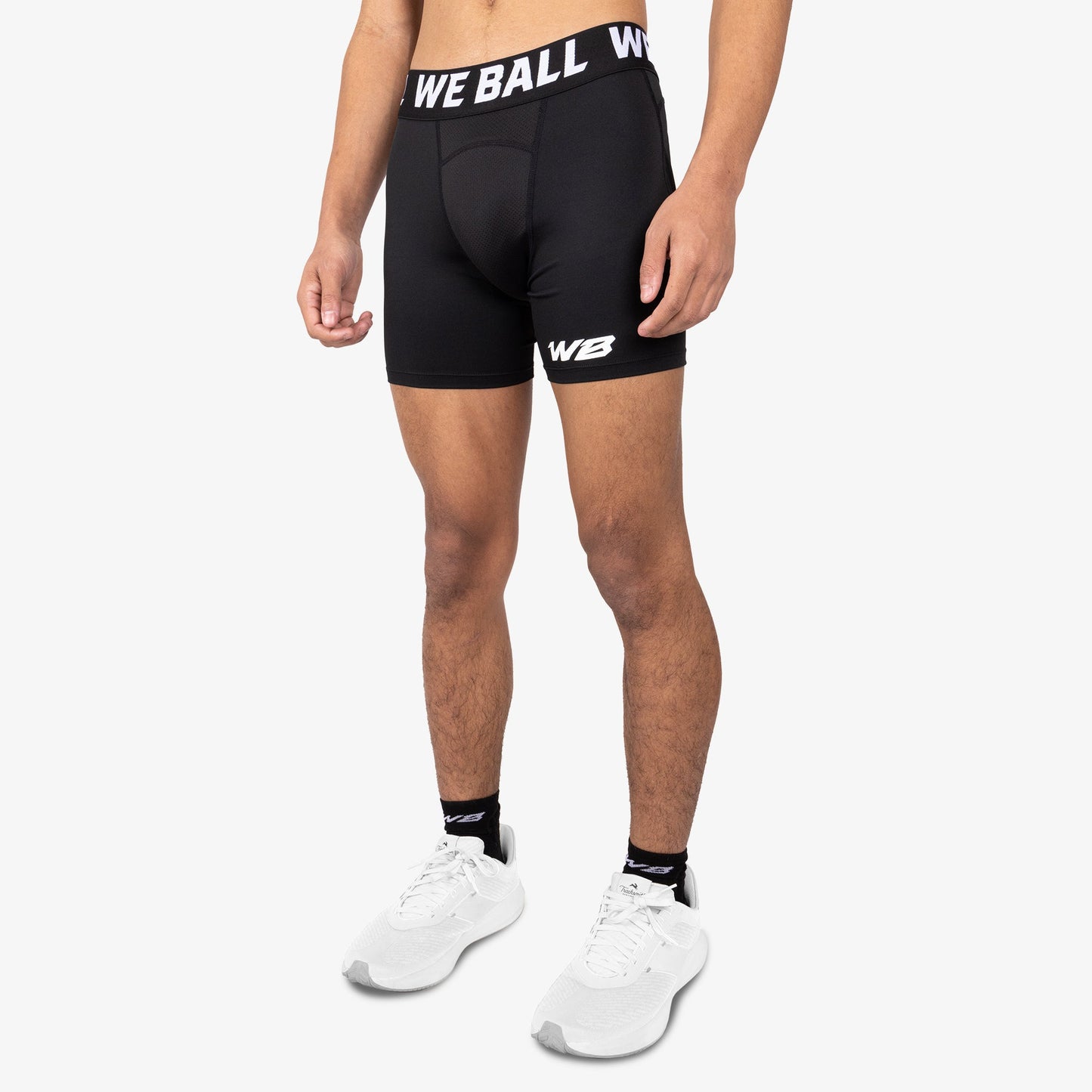 WBTECH™ COMPRESSION SHORTS 6" (BLACK) - We Ball Sports