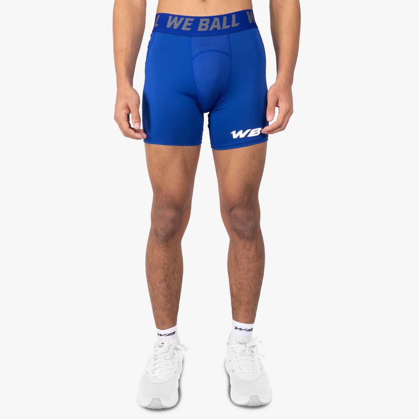 WBTECH™ COMPRESSION SHORTS 6" (BLUE) - We Ball Sports