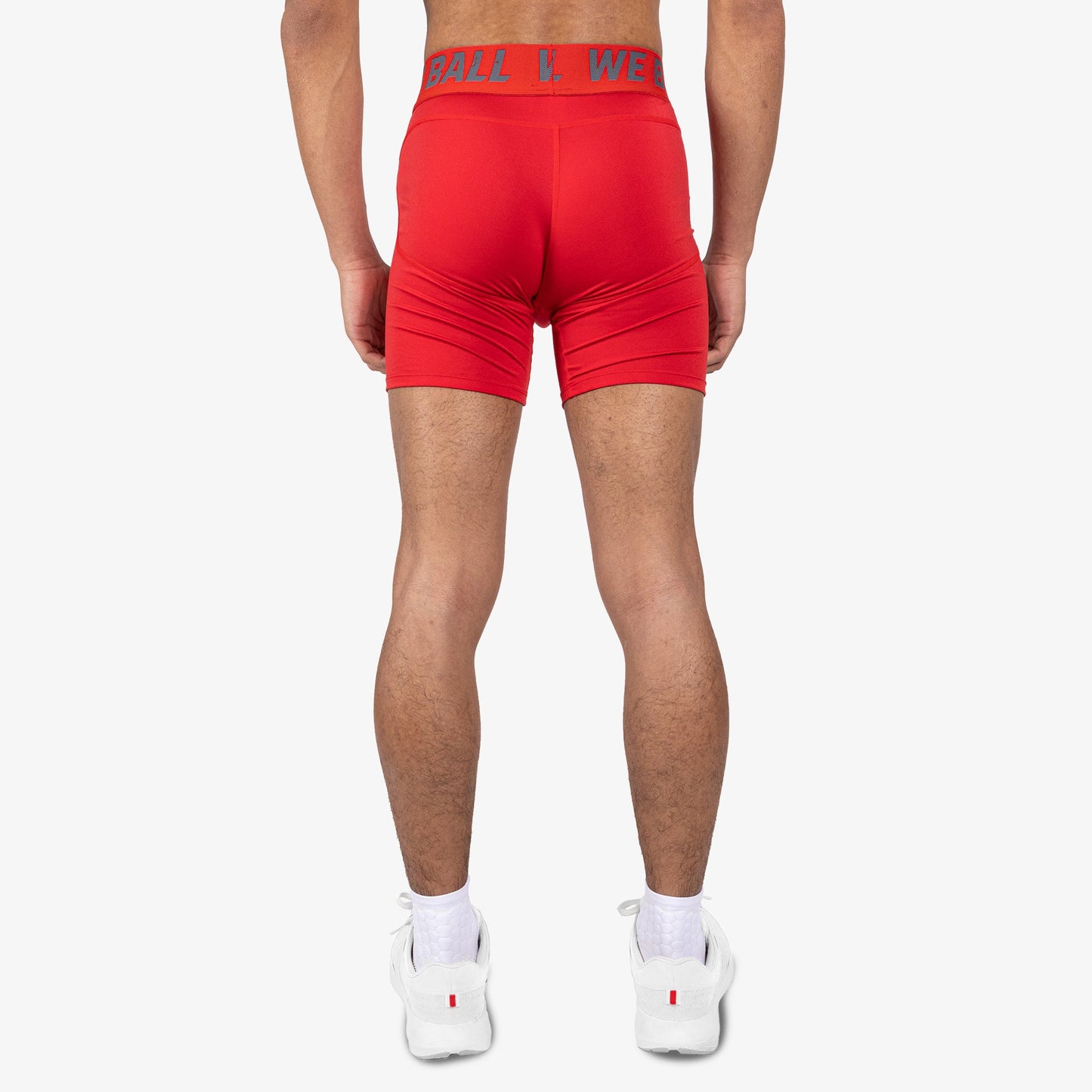WBTECH™ COMPRESSION SHORTS 6" (RED) - We Ball Sports