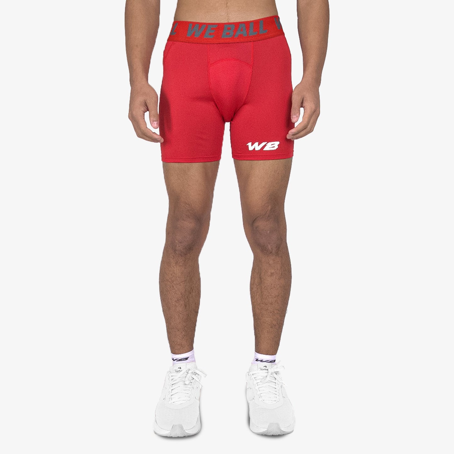 WBTECH™ COMPRESSION SHORTS 6" (RED) - We Ball Sports