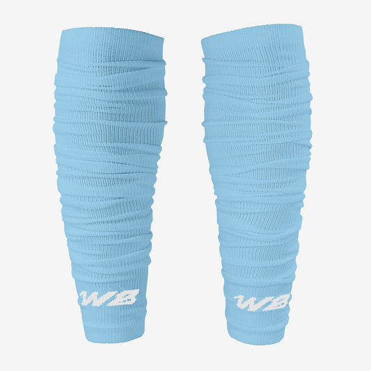 ADULT FOOTBALL LEG SLEEVES 2.0 (CAROLINA BLUE) - We Ball Sports