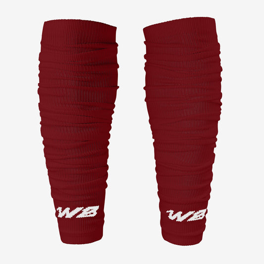 ADULT FOOTBALL LEG SLEEVES 2.0 (MAROON) - We Ball Sports