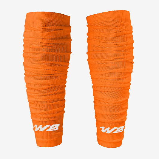 ADULT FOOTBALL LEG SLEEVES 2.0 (ORANGE) - We Ball Sports