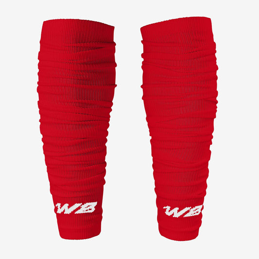 ADULT FOOTBALL LEG SLEEVES 2.0 (RED) - We Ball Sports