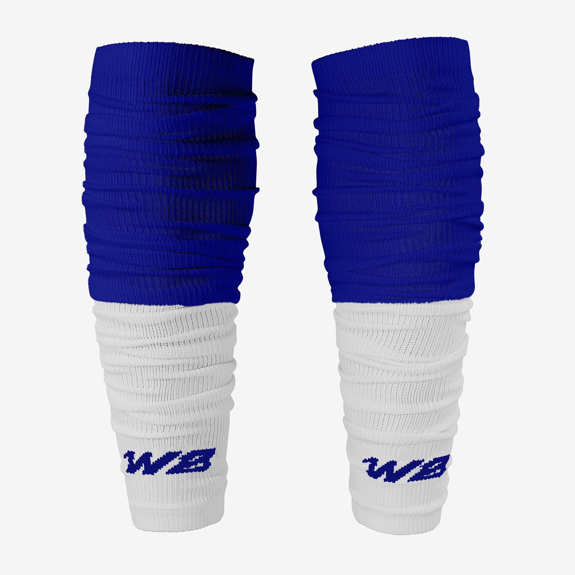 Football Leg Sleeves 2.0 (White/Blue) – We Ball Sports