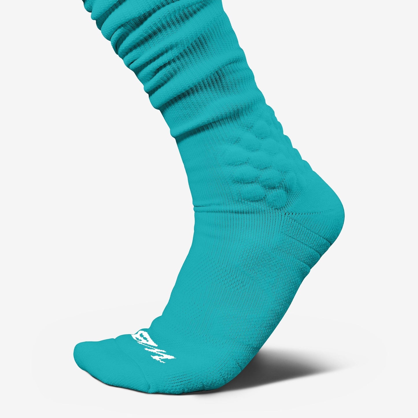 EXTRA LONG PADDED SOCKS (AQUA) - We Ball Sports