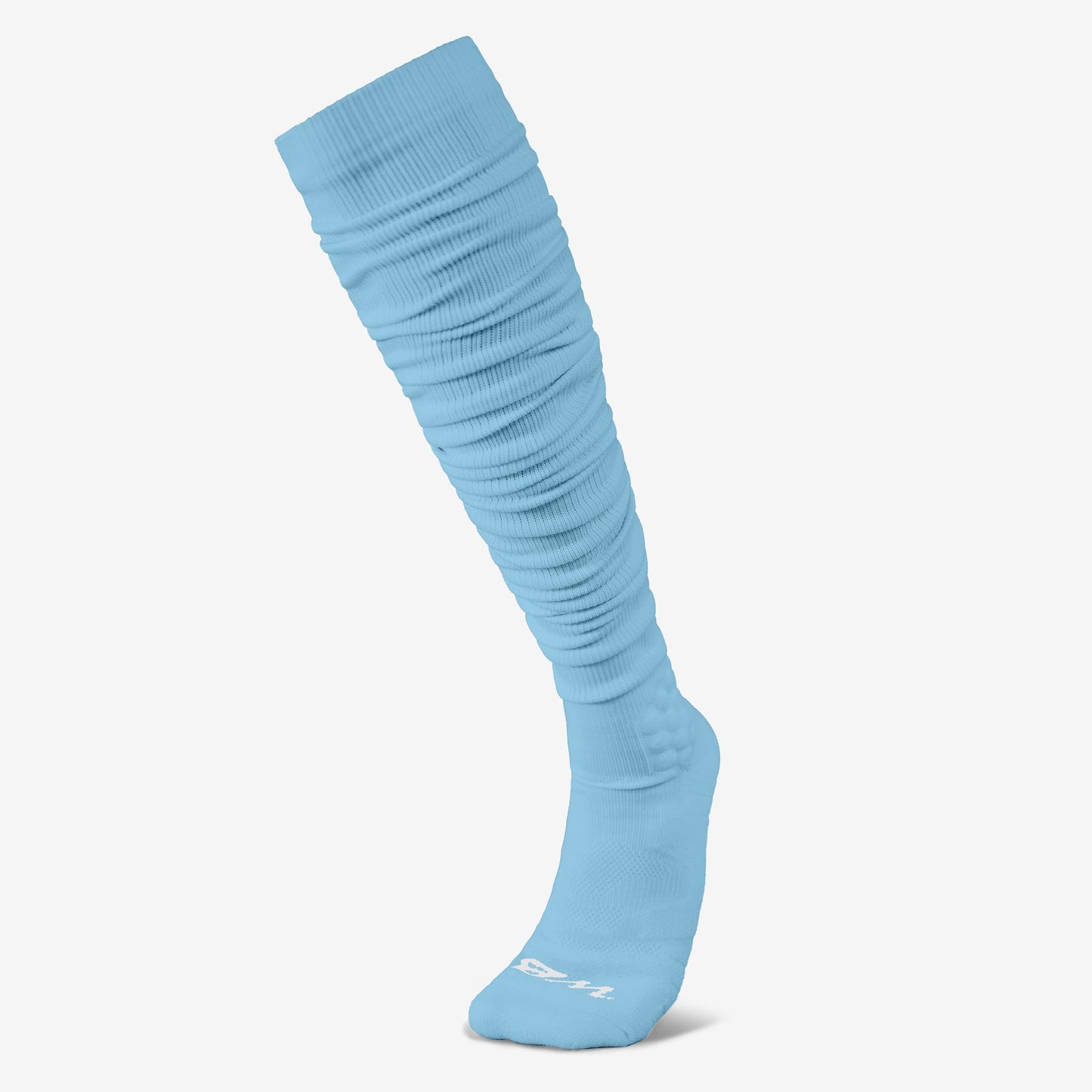 EXTRA LONG PADDED SOCKS (CAROLINA BLUE) - We Ball Sports