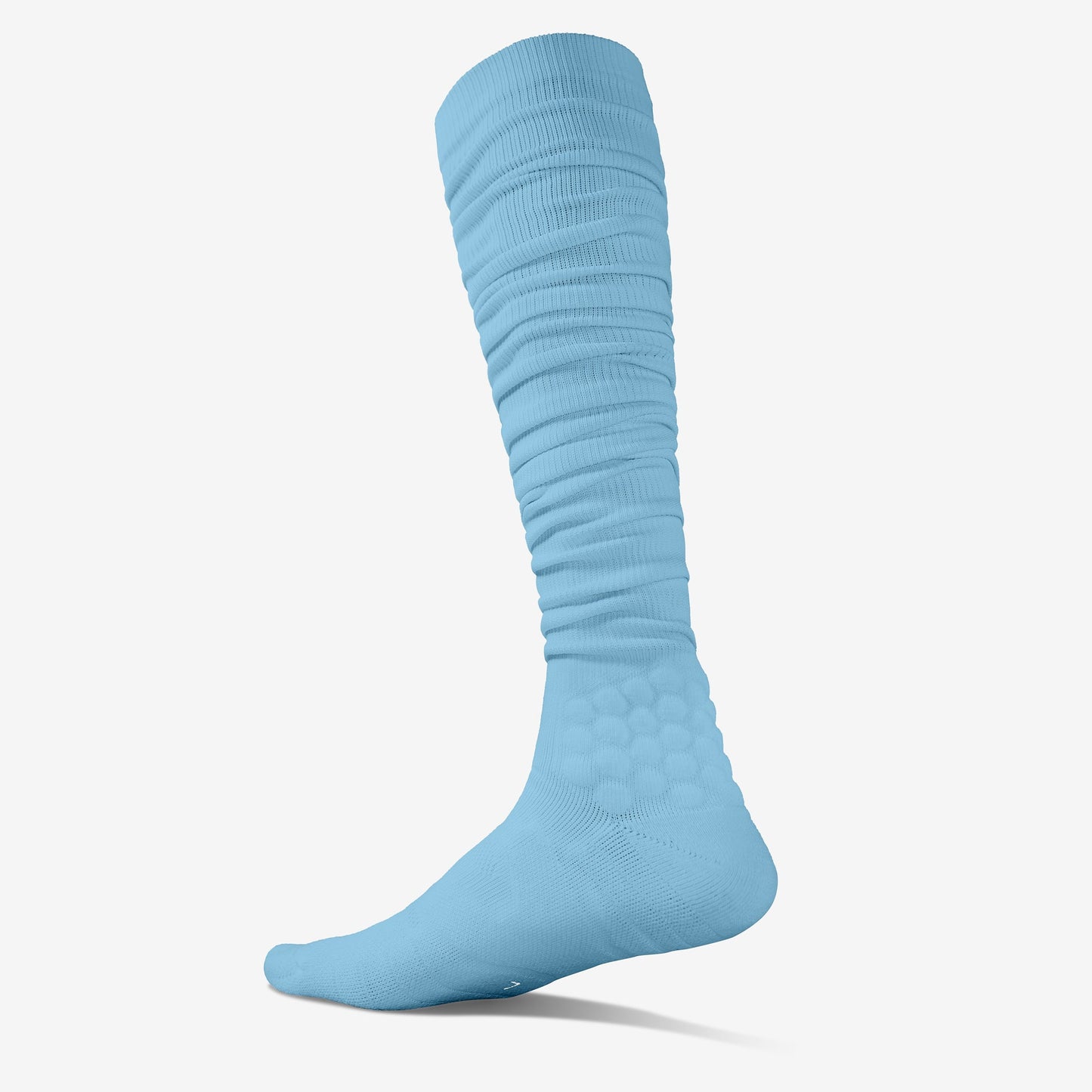 EXTRA LONG PADDED SOCKS (CAROLINA BLUE) - We Ball Sports