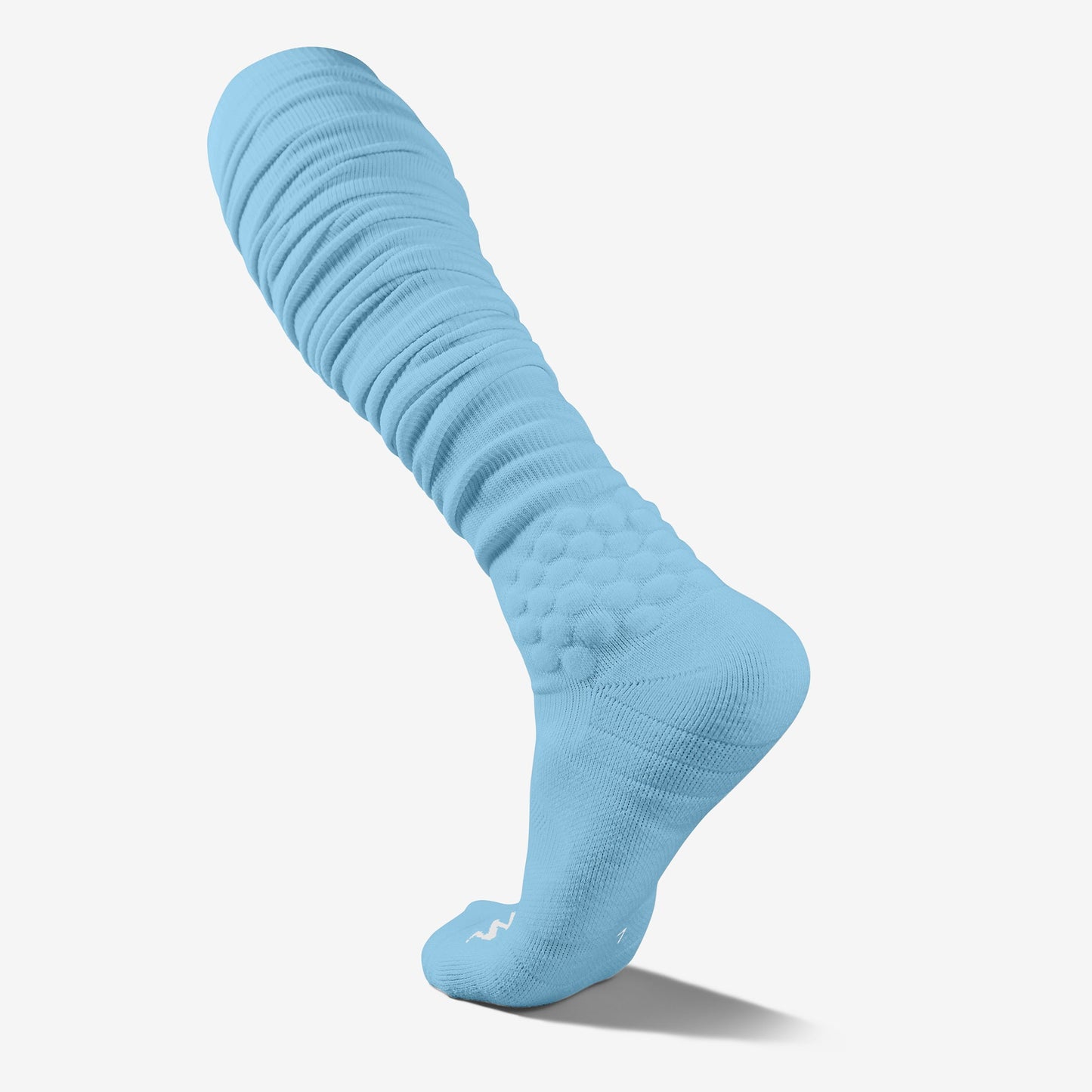 EXTRA LONG PADDED SOCKS (CAROLINA BLUE) - We Ball Sports