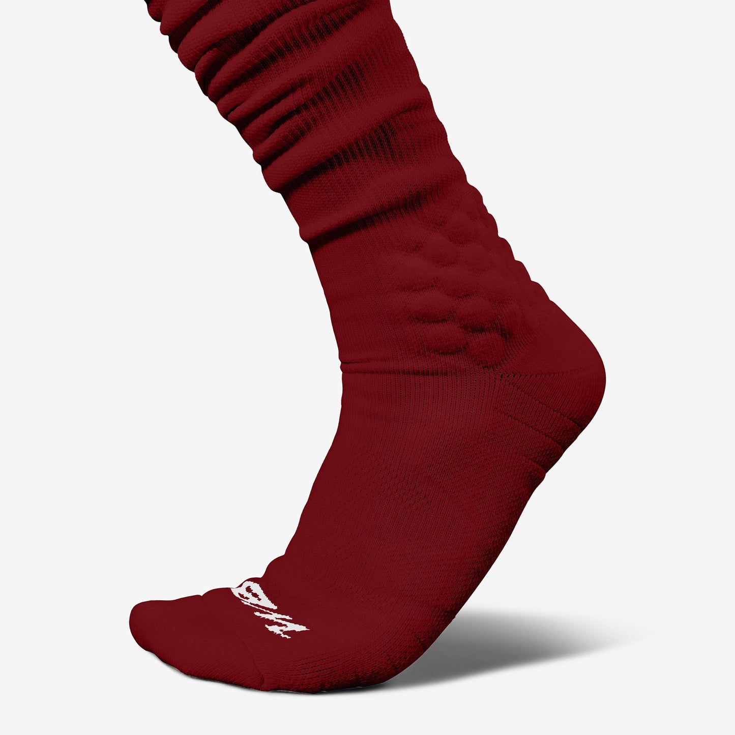 EXTRA LONG PADDED SOCKS (MAROON) - We Ball Sports