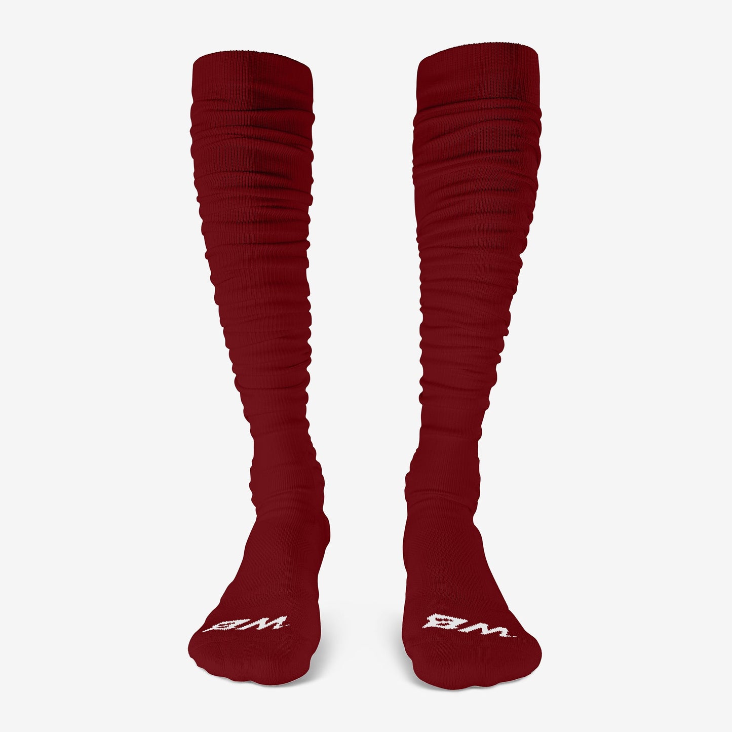 EXTRA LONG PADDED SOCKS (MAROON) - We Ball Sports
