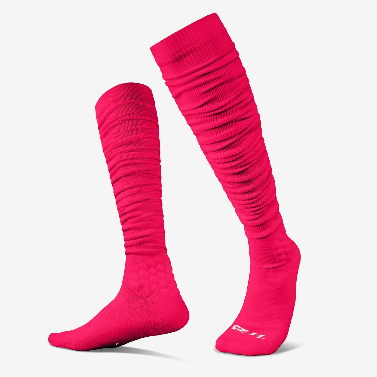 EXTRA LONG PADDED SOCKS (PINK) - We Ball Sports