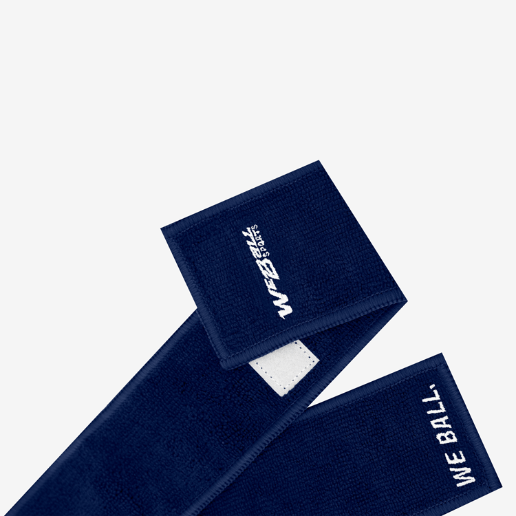 FOOTBALL STREAMER TOWEL™ (NAVY) - We Ball Sports