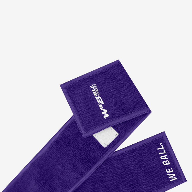 FOOTBALL STREAMER TOWEL™ (PURPLE) - We Ball Sports