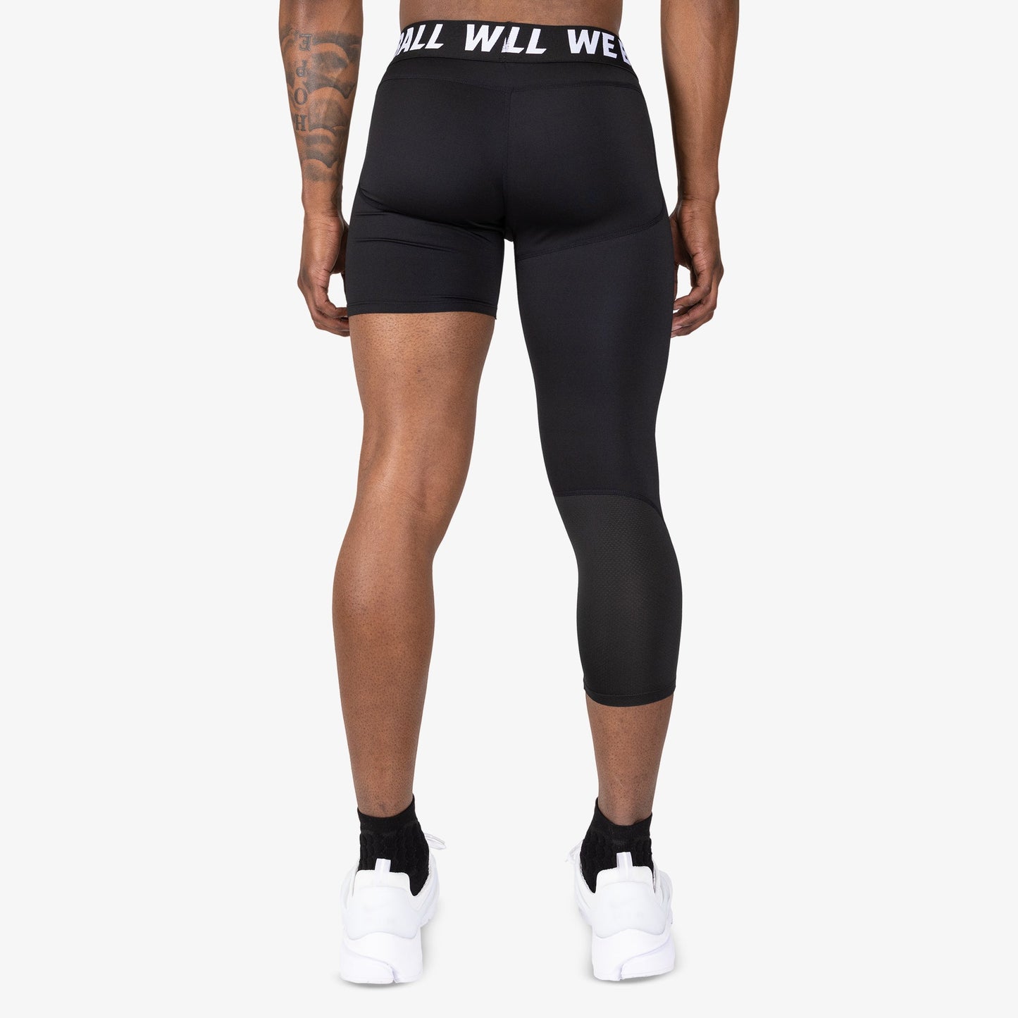 ISO LEG WBTECH™ 3/4 TIGHTS (BLACK) - We Ball Sports
