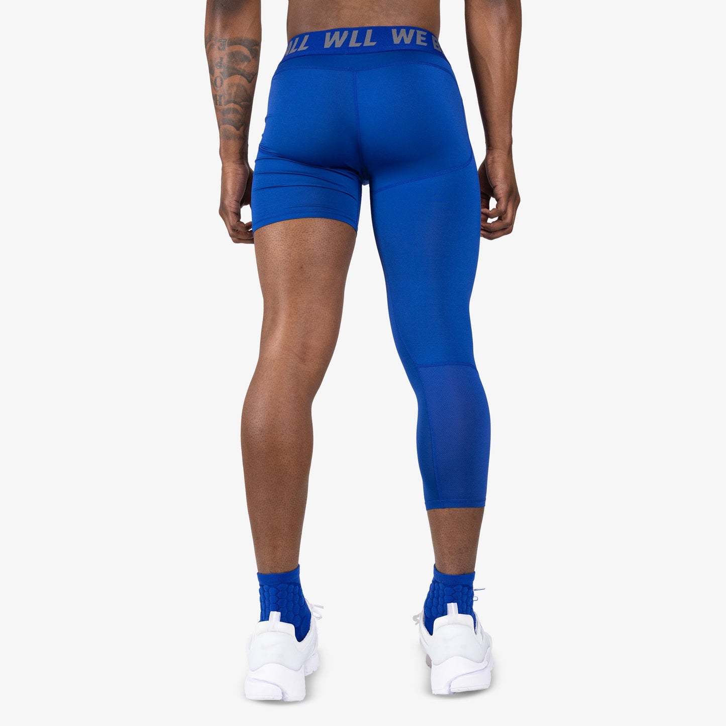 ISO LEG WBTECH™ 3/4 TIGHTS (BLUE) - We Ball Sports