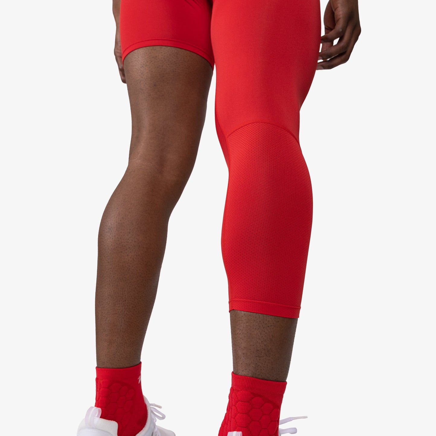 ISO LEG WBTECH™ 3/4 TIGHTS (RED) - We Ball Sports