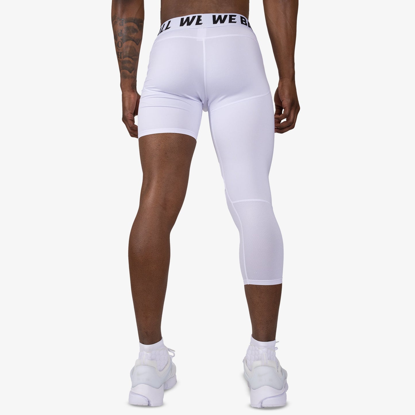 ISO LEG WBTECH™ 3/4 TIGHTS (WHITE) - We Ball Sports