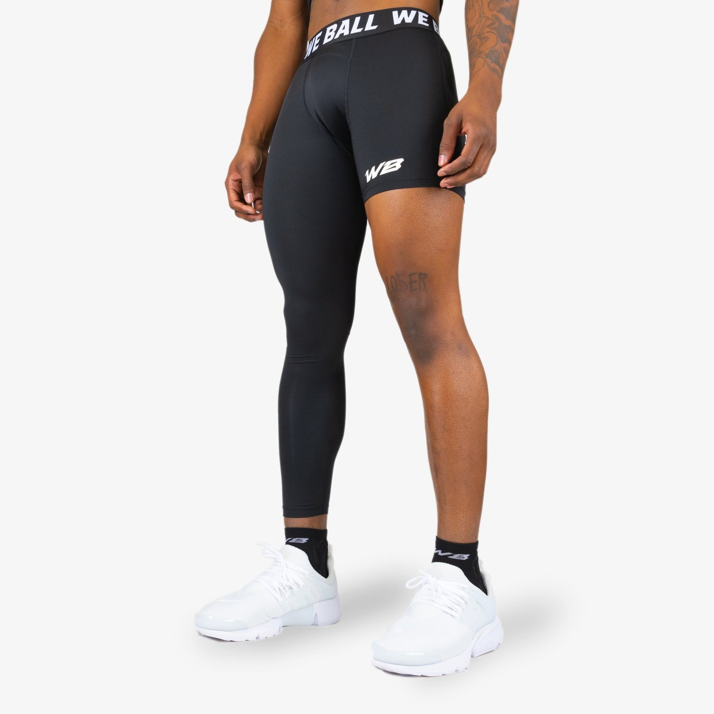 ISO LEG WBTECH™ TIGHTS (BLACK) - We Ball Sports