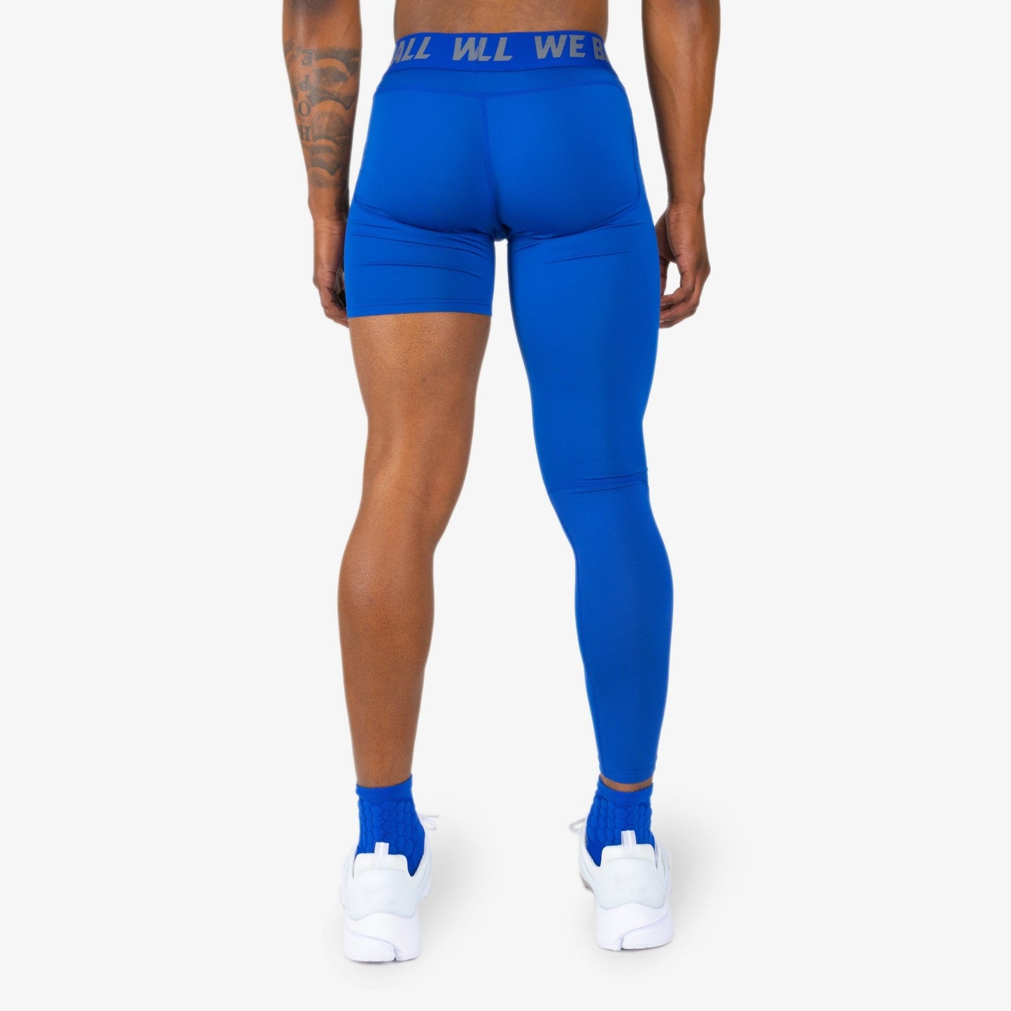 ISO LEG WBTECH™ TIGHTS (BLUE) - We Ball Sports