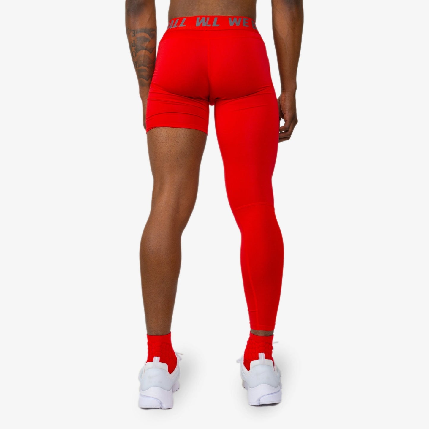 ISO LEG WBTECH™ TIGHTS (RED) - We Ball Sports
