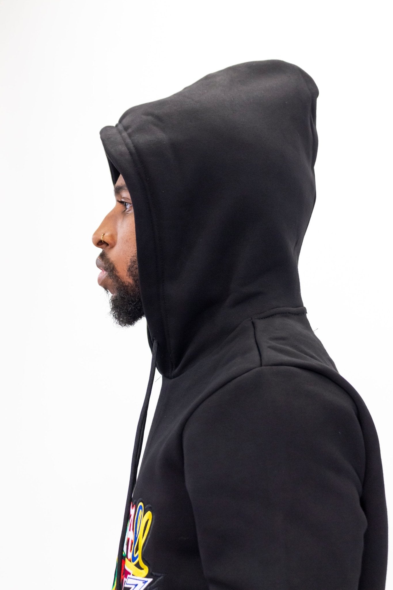 MASHUP EMBRODIERY SWEATSHIRT HOODIE - We Ball Sports