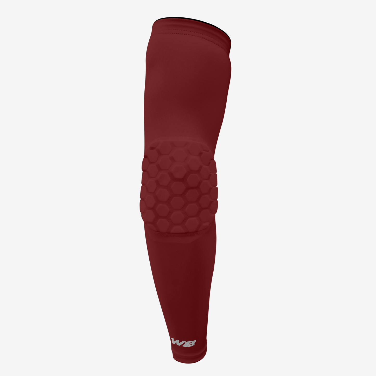 PADDED ARM SLEEVE (MAROON) - We Ball Sports