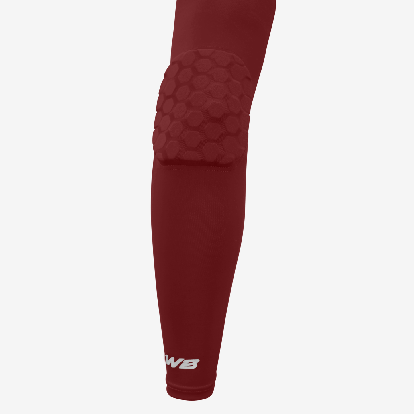 PADDED ARM SLEEVE (MAROON) - We Ball Sports