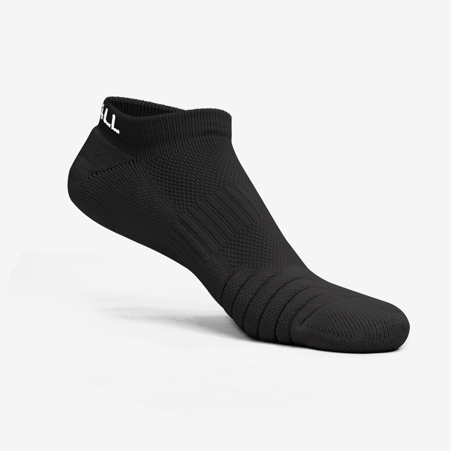 PADDED NO SHOW SOCKS (BLACK) - We Ball Sports