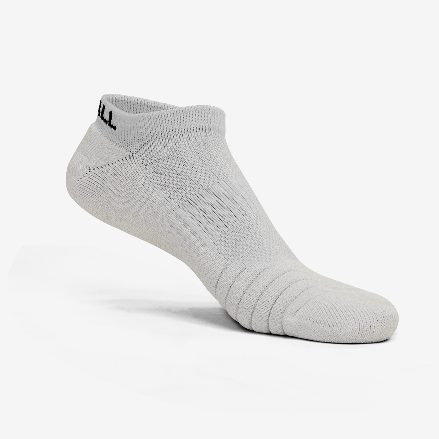 PADDED NO SHOW SOCKS (WHITE) - We Ball Sports