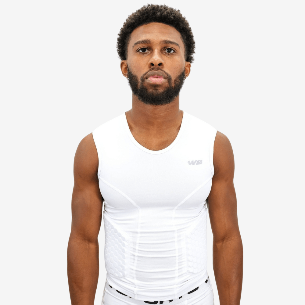 White sports 2025 tank top