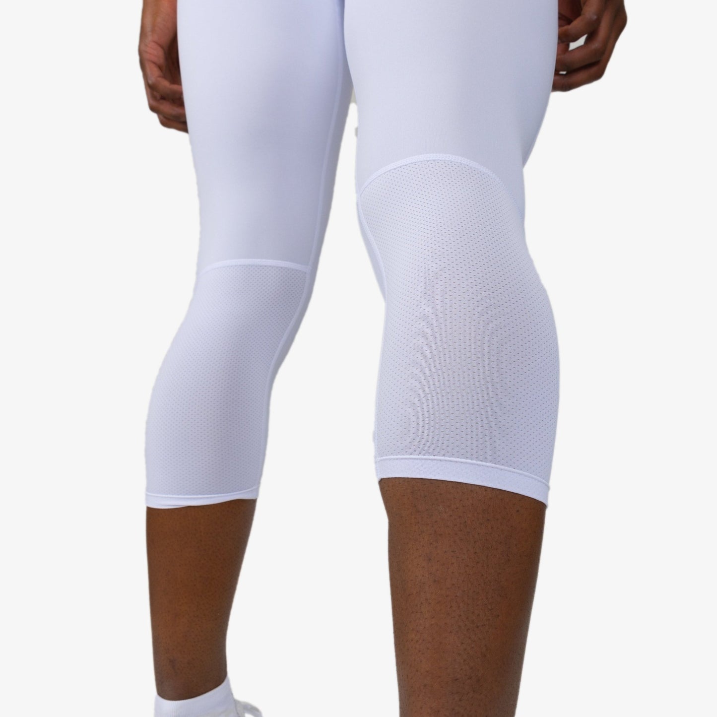 REGULAR WBTECH™ 3/4 TIGHTS (WHITE) - We Ball Sports