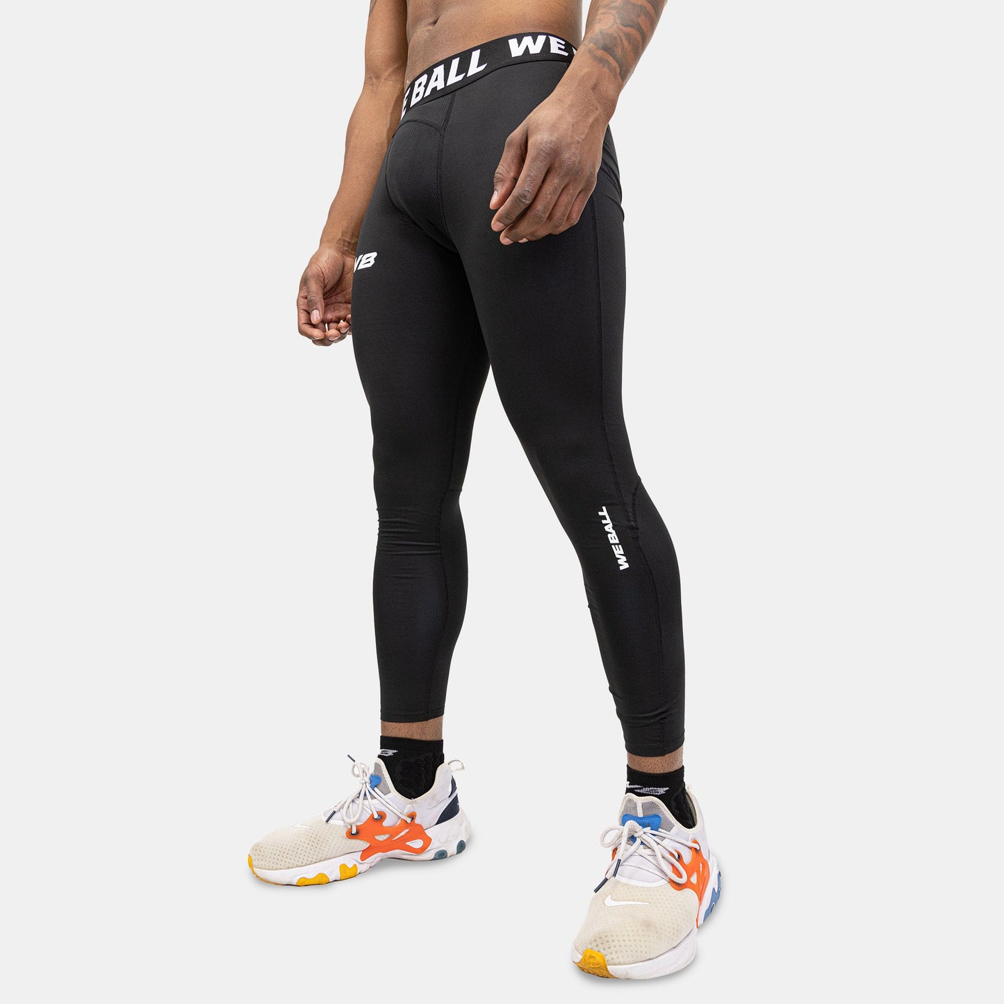 REGULAR WBTECH™ FULL TIGHTS (BLACK) - We Ball Sports