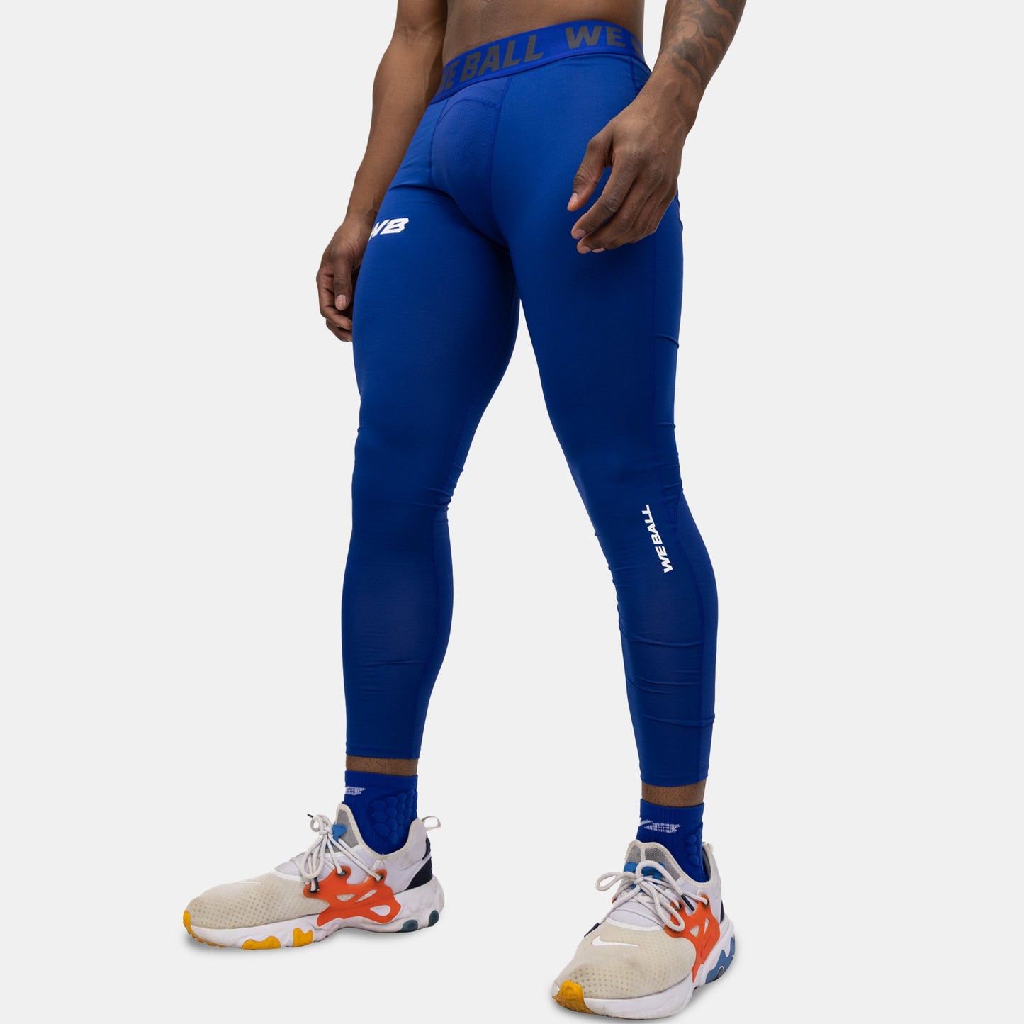 REGULAR WBTECH™ FULL TIGHTS (BLUE) - We Ball Sports