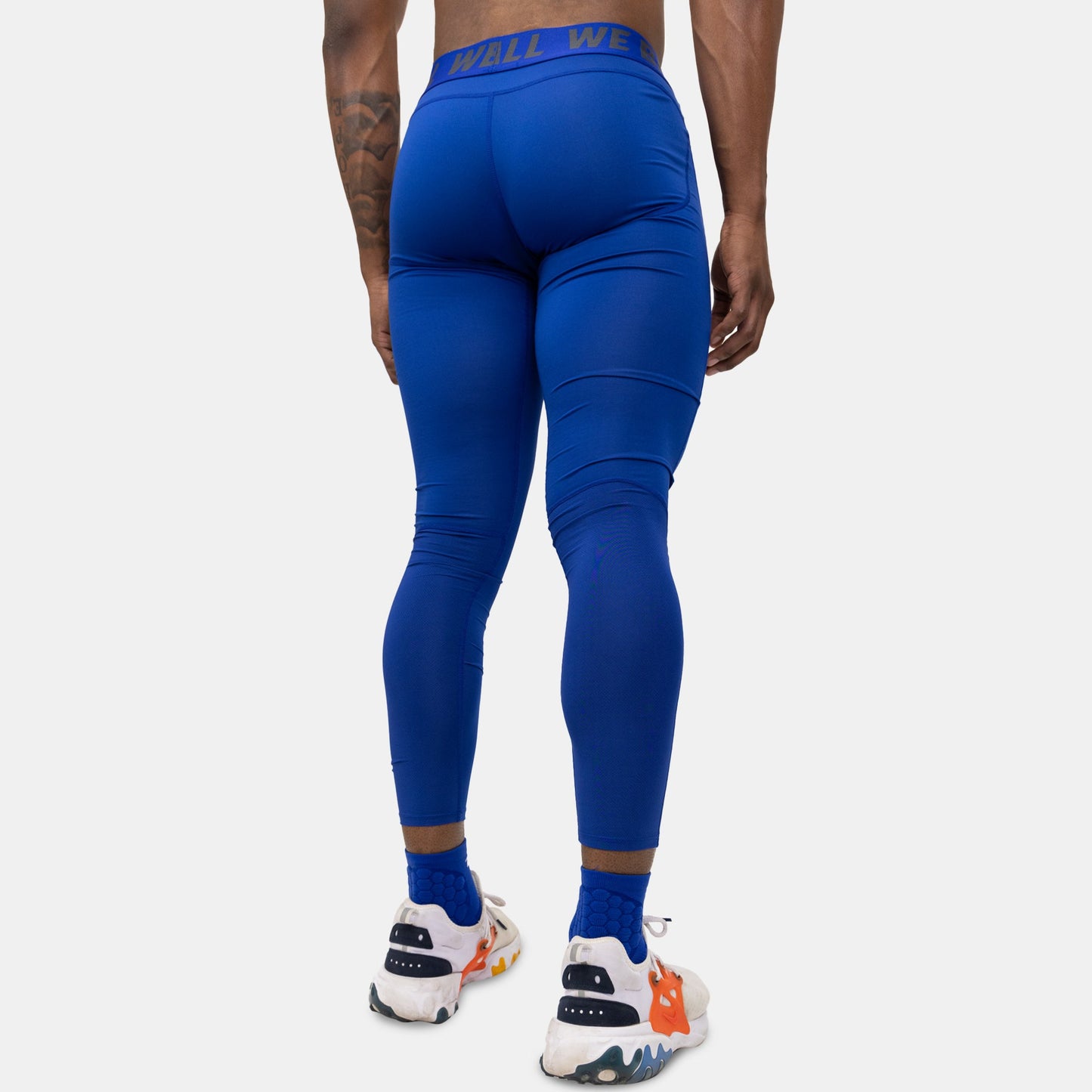 REGULAR WBTECH™ FULL TIGHTS (BLUE) - We Ball Sports