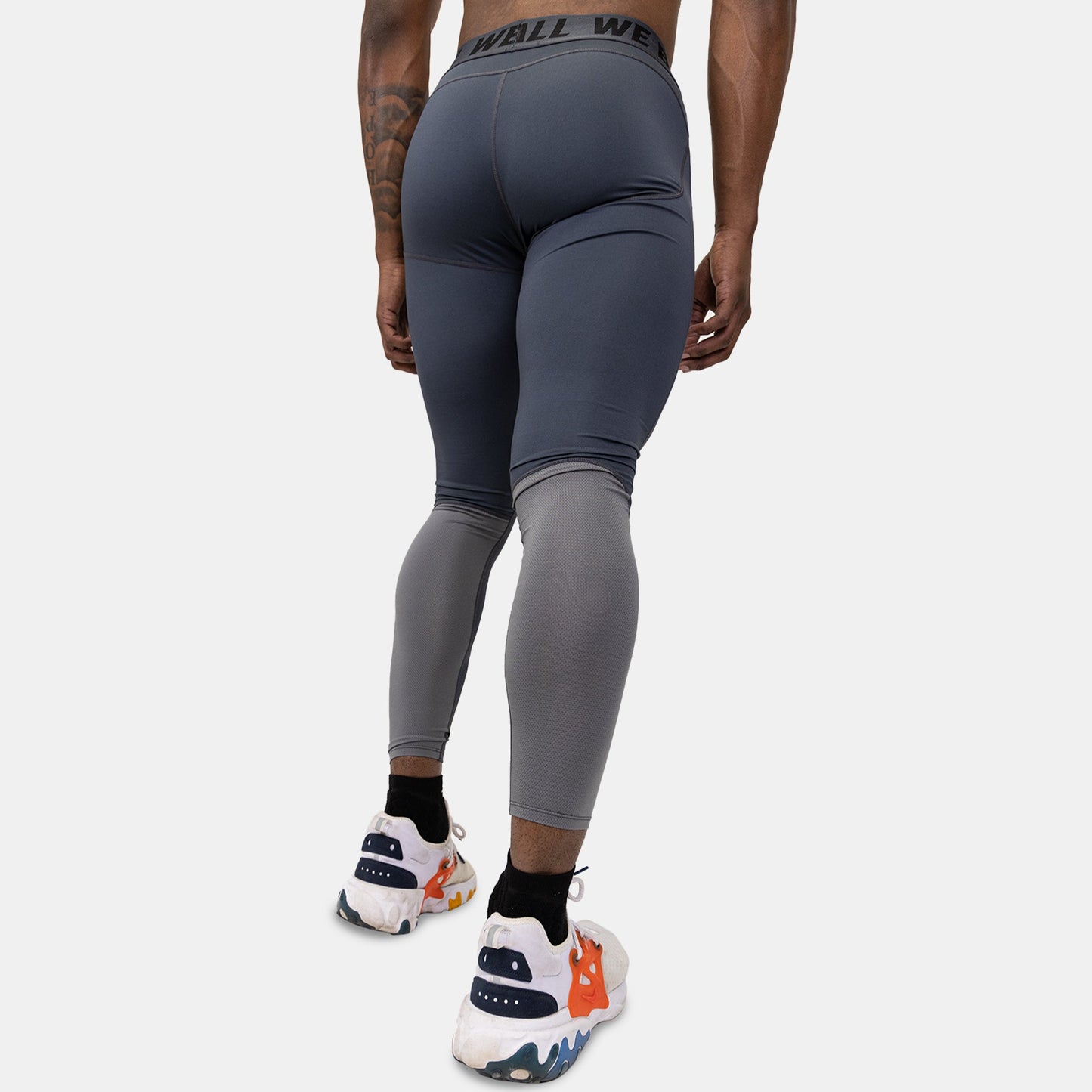 REGULAR WBTECH™ FULL TIGHTS (GREY) - We Ball Sports