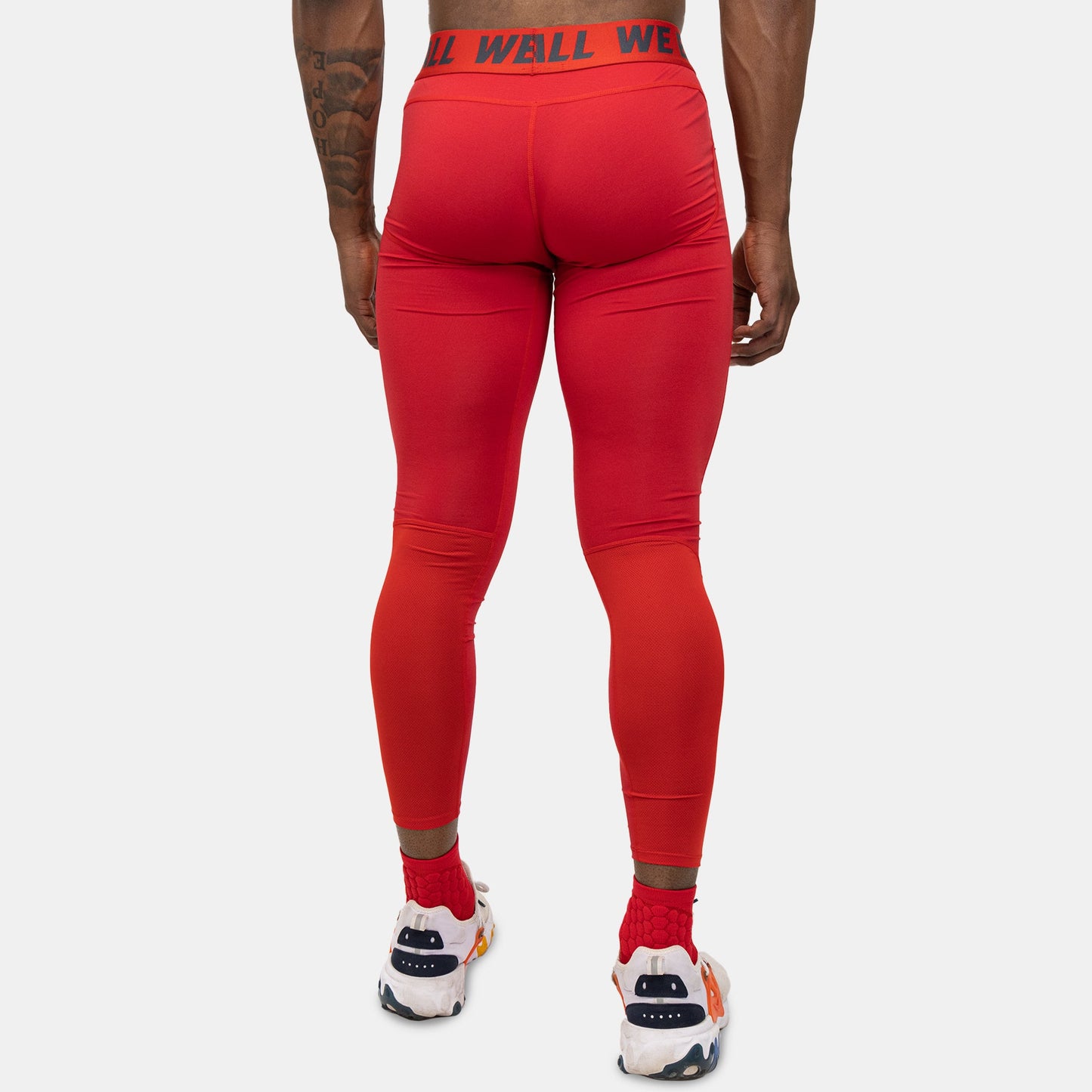 REGULAR WBTECH™ FULL TIGHTS (RED) - We Ball Sports