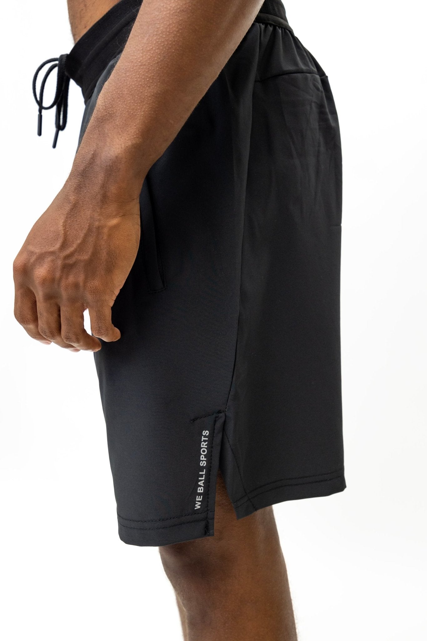 WBS PERFORMANCE 7" SHORTS (BLACK) - We Ball Sports