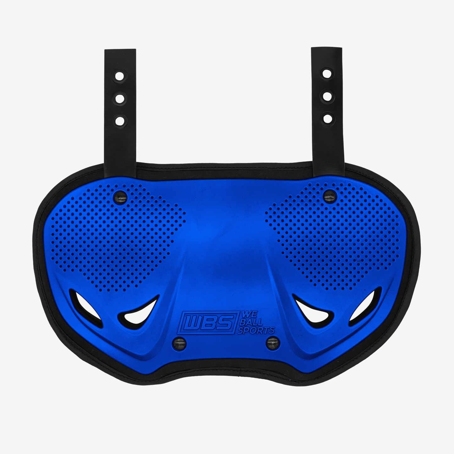 WE BALL SPORTS FOOTBALL BACK PLATE (CHROME BLUE) - We Ball Sports
