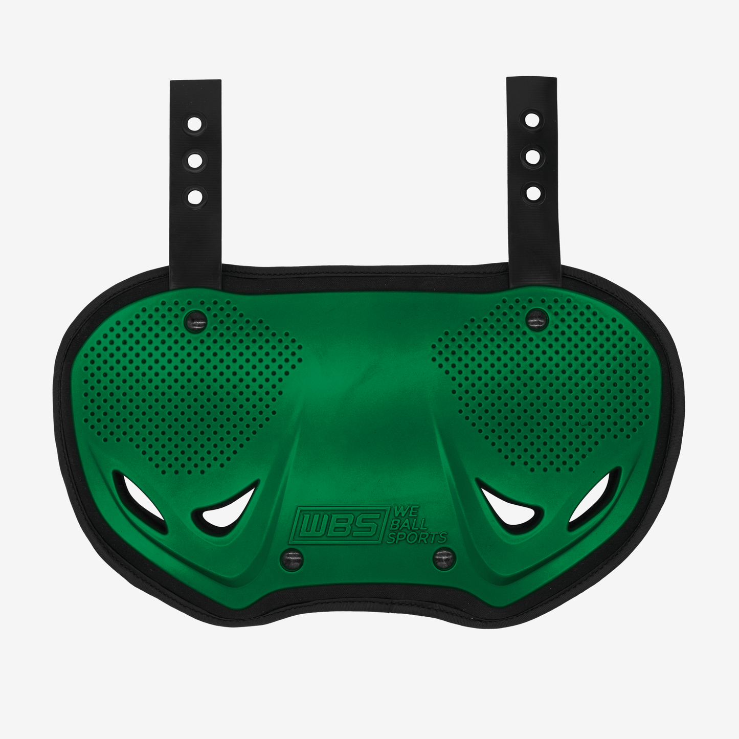 WE BALL SPORTS FOOTBALL BACK PLATE (CHROME GREEN) - We Ball Sports